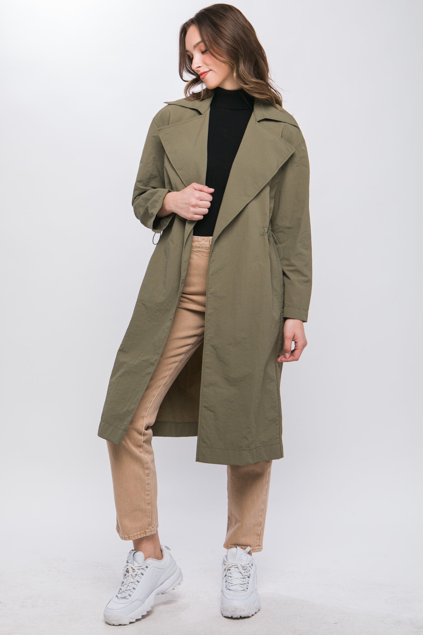 Olive Trench Coat