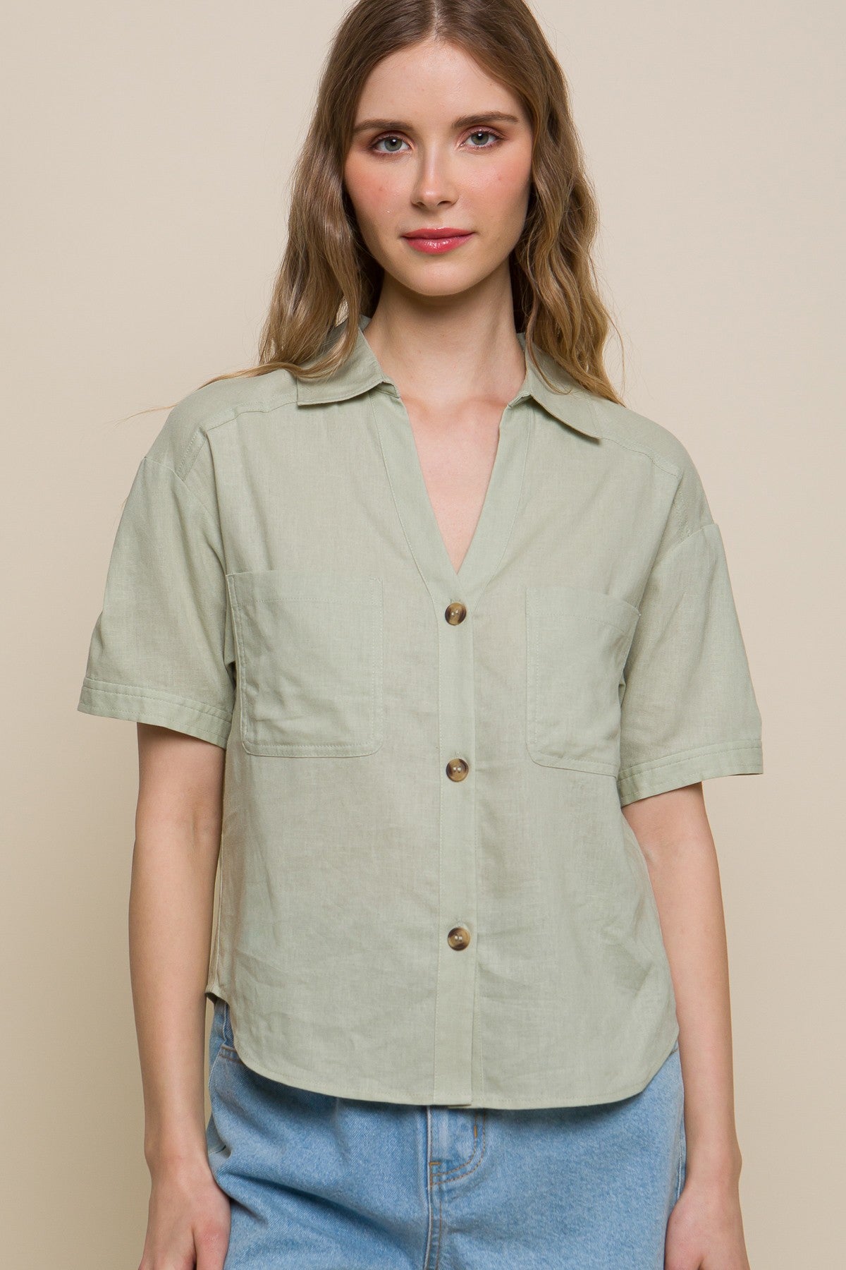 Perfect Collard Top - 2 Colors